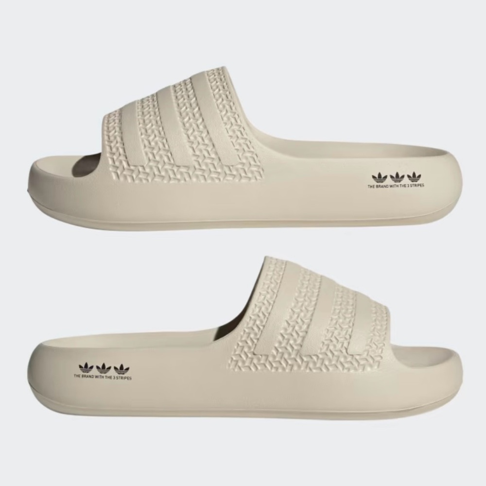 Adidas Adilette Ayoon Slides - 6.5 - Bliss/Core Black - New!